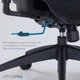 Офисное кресло Officepro Atlas OC630-B-B-B - изображение 7