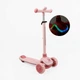 Самокат трёхколёсный Skyper GN-3130 RGB-подсветка деки, световые колёса PU, регулируемый руль 3 уровня, нескользящая дека, от 3 до 8 лет, до 50 кг Pink - изображение 7