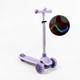 Самокат трёхколёсный Skyper GN-6477 RGB-подсветка деки, световые колёса PU, регулируемый руль 3 уровня, нескользящая дека, от 3 до 8 лет, до 50 кг Violet - изображение 5