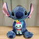 Плюшевая Игрушка Стич Высота 25 См Мягкий Голубой Плюш Для Детей Disney (397252) - изображение 4