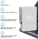 Система зберігання енергії DEYE SV-1DE10K1-LEC10K1-1 10kW 10.2kWh 2BAT LiFePO4 ≥6000 циклів (SV-1DE10K1-LEC10K1-1) - зображення 4