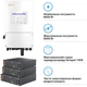 Система хранения энергии Solis SV-1SL8K1-LES15.3K1 8kW 15.4kWh 3BAT LiFePO4 6000 циклов (SV-1SL8K1-LES15.3K1) - изображение 3