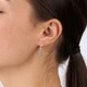 Серьги серебряные с подвесками Цефеида Lavender 925 Zirkon - изображение 3
