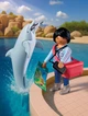 Zestaw zabawek Playmobil Animals and Friends Zoo: Delfin i odwiedzający 8 elementów 72091 (4008789720917) - obraz 4