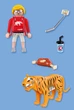 Zestaw zabawek Playmobil Animals and Friends Zoo: Tygrys i odwiedzający 7 elementów 72089 (4008789720894) - obraz 3