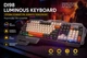 Игровая клавиатура HOCO DI98 RGB USB проводная 104 клавиши UA/RU/EN с подсветкой металлический корпус - изображение 1