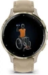 Смарт-годинник Смарт-часы Garmin Venu 3S Soft Gold S. Steel Bezel w. French Gray Case and Leather Band (010-02785-55) Refurbished - изображение 5