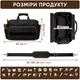 Професійна сумка-органайзер для інструментів 17″, 43×27×25 см, 13 кишень Чорний - зображення 8