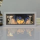3D LED світильник-нічник Death Note «L» — Light Box Зошит Смерті 20 см - зображення 1
