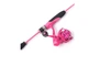Спиннинговая катушка Rubar Pink Kawa Hellokin HK1000 5+1BB 5.2:1 +шнур X8 0.128mm 6.30kg - изображение 3