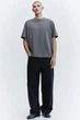 Футболка H&M Loose Fit сірий 1309319012 XL - зображення 1