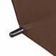 Зонт Lesko H11 Dark Brown от дождя большой классический - изображение 4