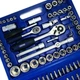 Профессиональный набор ручного инструмента 108 шт в пластиковом кейсе набор головок и бит для авто (AK412) - изображение 7