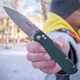 Нож складной Ganzo G771-GB, сталь D2, G10 зеленая - изображение 9