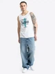 Майка чоловіча Ocean Pacific WHITEWASH 210003-7526 L White/Dark Navy (4070376008388) - изображение 2