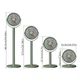 Вентилятор настольный/напольный Solar Floor Fan S39 4 в 1 с аккумулятором 4000 мАч, лампа, 5 скоростей, солнечная панель Green - изображение 2
