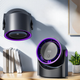 Вентилятор настольный портативный DESKTOP HIGH-SSPEED FANBY-001 с аккумулятором, LED дисплей, 4 скорости, Type-C Violet - изображение 2