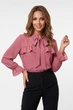 Блуза жіноча рожевого кольору з принтом Fashion розмір 42-44 (216400) - зображення 1