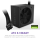 Блок питания NZXT C Series ATX 3.1 750 Watt 80 Plus Bronze Non-modular Power Supply, EU (PA-7B3BB-EU) - изображение 3