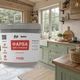 Фарба епоксидна для стільниць трьохкомпонентна Barko Food, матова, 1 кг Стигла вишня - изображение 4