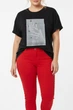 Футболка Intersection Чорна L/XL (82954) - зображення 1