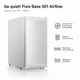 Корпус для ПК be quiet! Pure Base 501 Airflow Midi-Tower без БЖ ATX/MicroATX/Mini-ITX White (BG075) - зображення 1