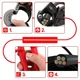 Храповые ножницы для кабеля Generic RC-K-2215 до 240 мм² 260 мм - изображение 7