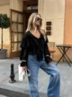 Блуза в стилі бохо чорного кольору L-XXL - зображення 2