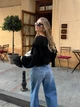 Блуза в стилі бохо чорного кольору L-XXL - зображення 6