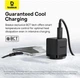 Сетевое зарядное устройство Baseus Palm Fast Charger 1Type-C Power Delivery 30W EU + кабель Type-C to Type-C 60W 20V/3A 1 м (P10111605113-01) Black - изображение 9