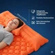 Надувний матрац HI FINE CARE Килимок сну осіб кемпінгу товщиною 10 195×130 camppad-full-orange - изображение 4