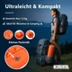 Надувний матрац HI FINE CARE Килимок сну осіб кемпінгу товщиною 10 195×130 camppad-full-orange - изображение 7