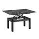 Стол трансформер B-Fly Metal 900x550x600 Бетон тёмный/Чёрные ноги (GATB37363600030) - изображение 1