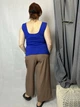 Женская майка базовая Блум Modna KAZKA MKSH2486-4 - 58, Електрик - изображение 2
