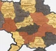 Мапа України настінна мала 3D об'ємна в коробці ручна робота 55*38.5 см Гранд Презент 11 - зображення 10