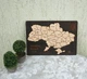 Пазл Карта Украины темный 21*30 см 15 Гранд Презент 15 - изображение 8