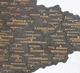 Мапа України настінна одношарова темна без коробки 55*38.5 см Гранд Презент 13 - изображение 5