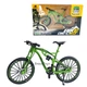 Игрушечный велосипед с резиновыми колесами Металлический Фингербайк MTB – велосипед для трюков и декора, 18 см Зеленый - изображение 1
