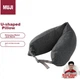Подушка MUJI Comfort U-образная дорожная для шеи и поясницы полистирол мягкий 1 шт Dark Gray - изображение 2