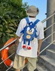 Рюкзак детский плюшевый ежик Соник из мультфильма Sonic для девочки для мальчика мягкая игрушка 40x7x24 синий (SVS) - изображение 2