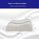 Масажна подушка Paratex Particle Massage Wave Латекс 58x36x11-9 см - зображення 2