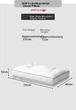 Подушка Mercury Home Textile Shuixingjiafang Cloud Pillow Хлопок Анатомический антибактериальный 2 шт - изображение 2