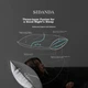 Подушка SIDANDA REBOUND Comfort 95% білий гусячий пух 48x74 см (S2) - зображення 4