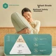 Подушка Cotton Center Meiqin U-Shape Файбер U-образная для беременных и кормления 175х68х20 см Green - изображение 8