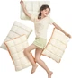 Подушка JaCe PUFFPILLOW Airy Sleep латексная с гусиным пером ортопедическая 63х40 см со съемным чехлом - изображение 2