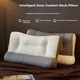 Подушка Huadn шейная ортопедическая 40х60 см 10 см Gray - изображение 6