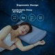 Подушка Shu Guo Yu Cloud Comfort Анатомическая с гречневой шелухой и лавандой 56х32х8 см Blue - изображение 10