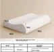 Подушка Shuixing Home Textile Shuixingjiafang латекс 93% анатомическая ортопедическая для шейного отдела позвоночника 40х60 см высота 8/10 см White - изображение 6