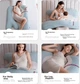 Подушка BabyWatch Dolphin Высокоэластичный материал для беременных и кормления Pink - изображение 5