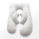 Подушка BabyWatch U-Shape для вагітних Холофайбер фігурна для сну на боці Gray - зображення 1